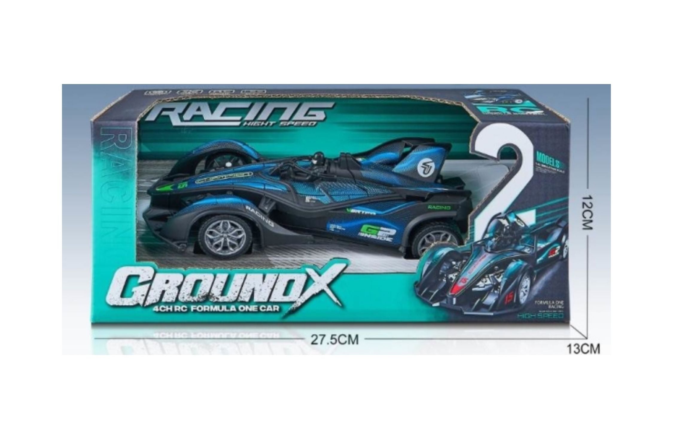 GroundX High Speed Formula One Racing Car - Remote Controlled Toy