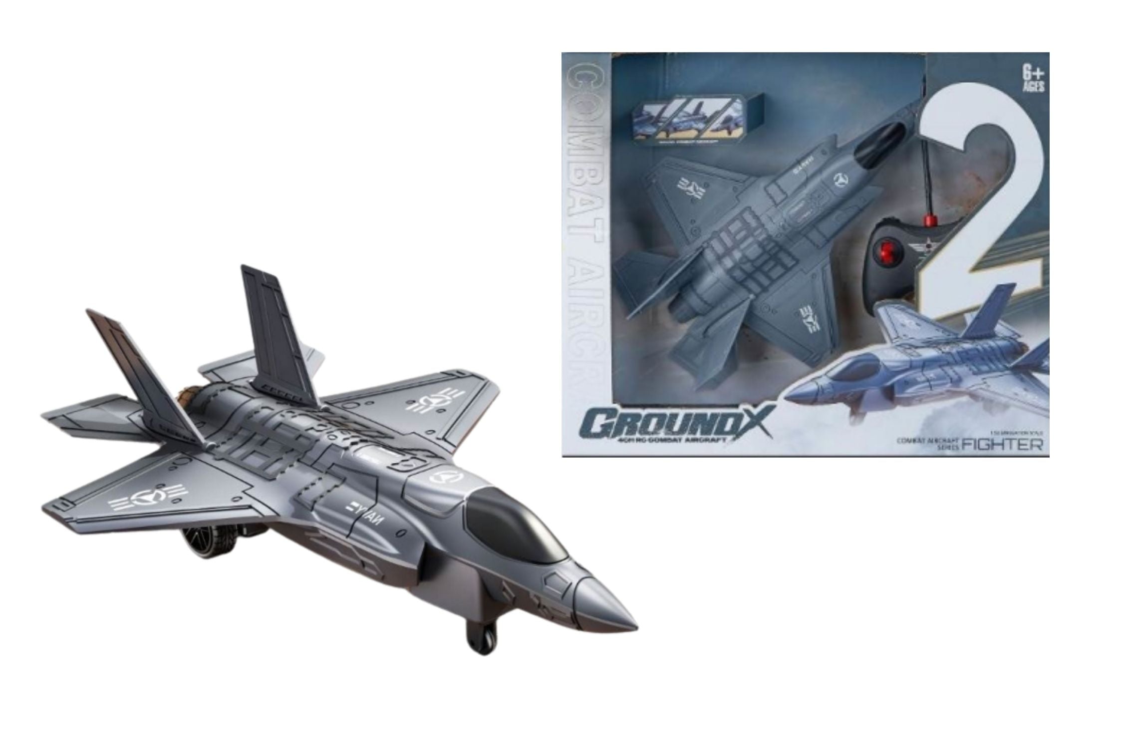 GroundX Combat Plane - Remote Controlled Toy
