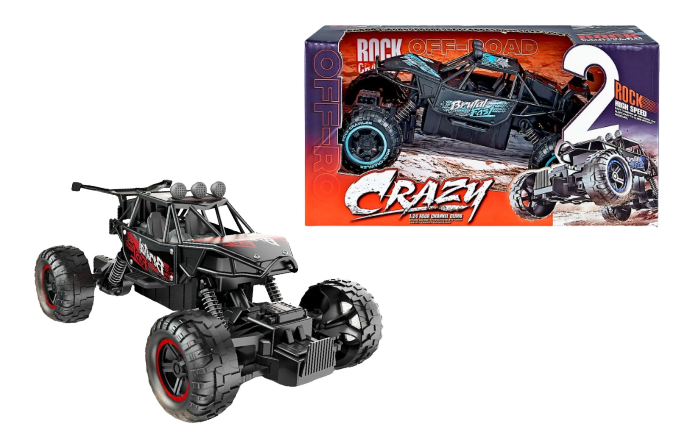 Crazy Climbing Monster Truck Off Road - Remote Controlled Toy