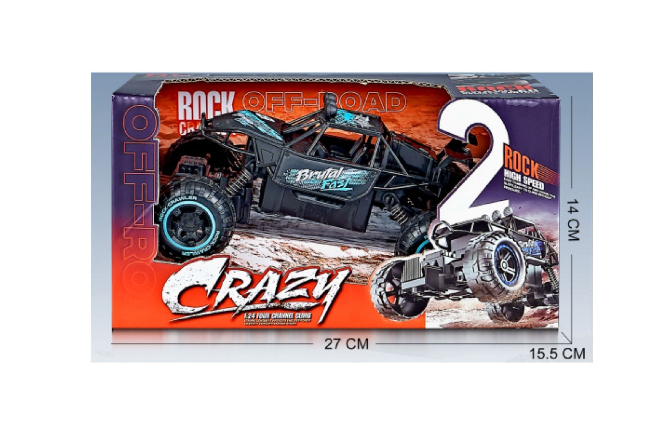 Crazy Climbing Monster Truck Off Road - Remote Controlled Toy