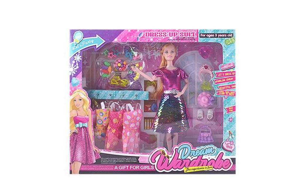 Doll Dream Wardrobe with Accessories