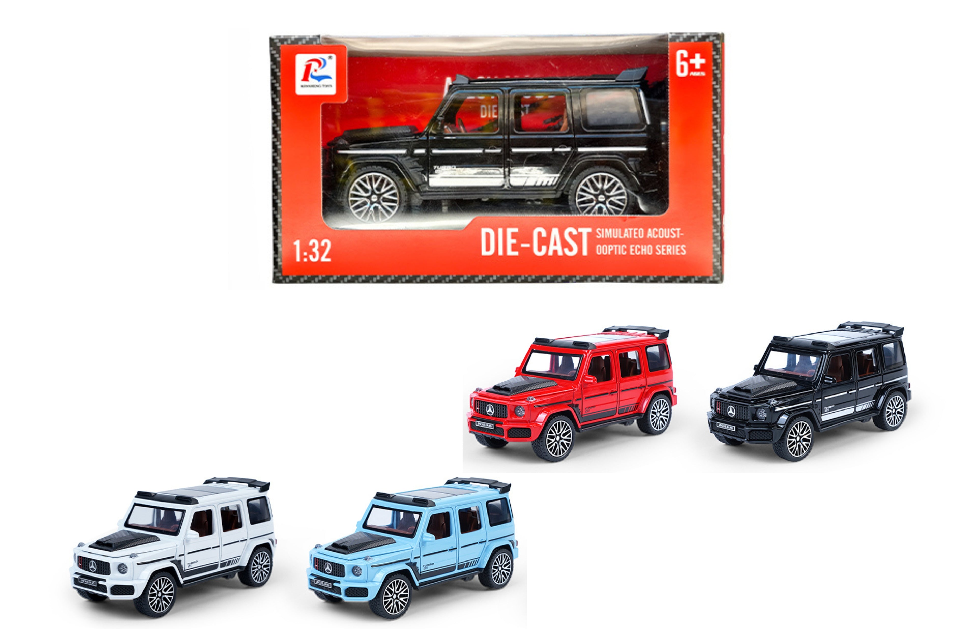 Mercedes Benz G700 Wagon Diecast 1:32 Sound, Light, Tyre Suspension and Pull Back Power Simulation